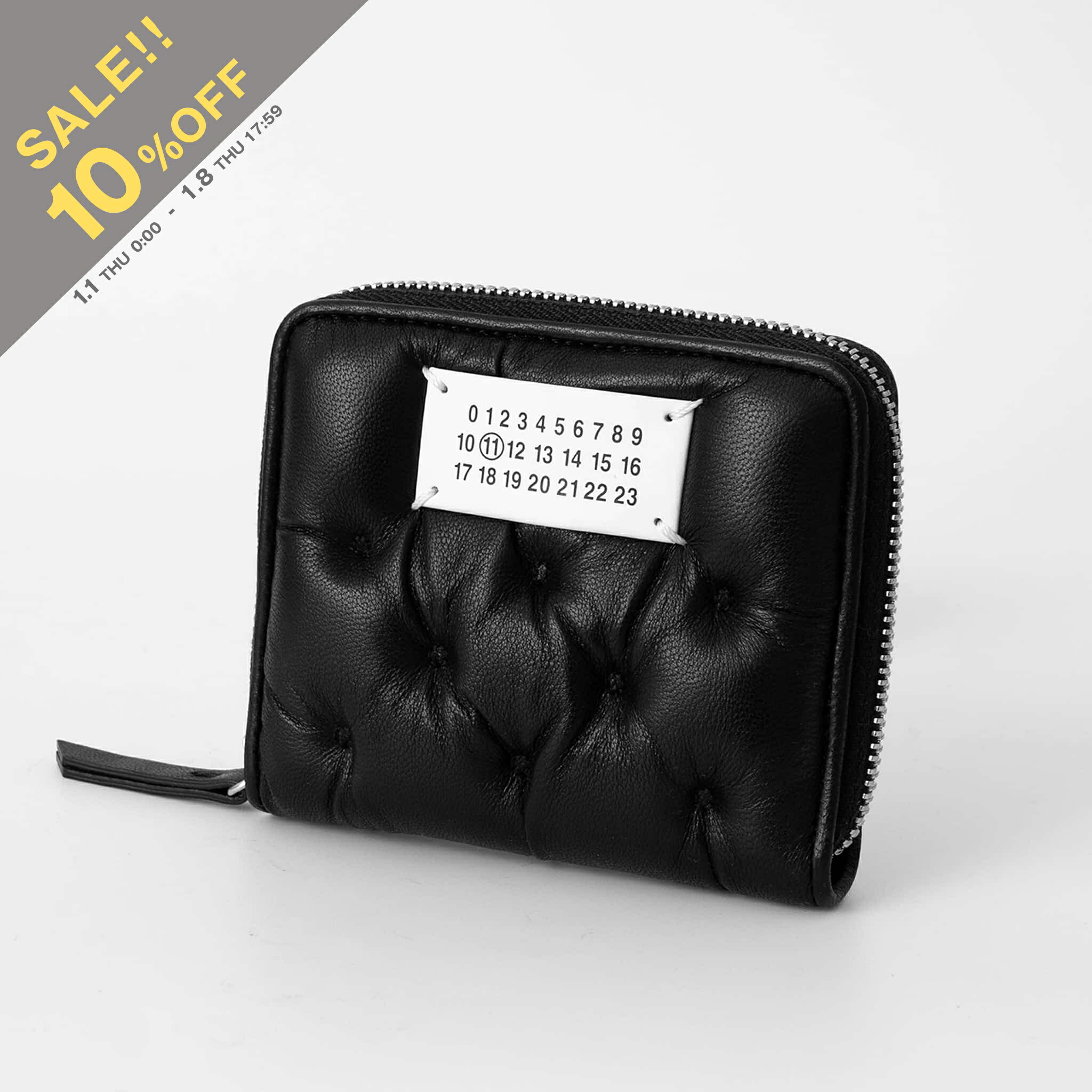 楽天市場】MAISON MARGIELA メゾンマルジェラ 二つ折り財布 Glam Slam