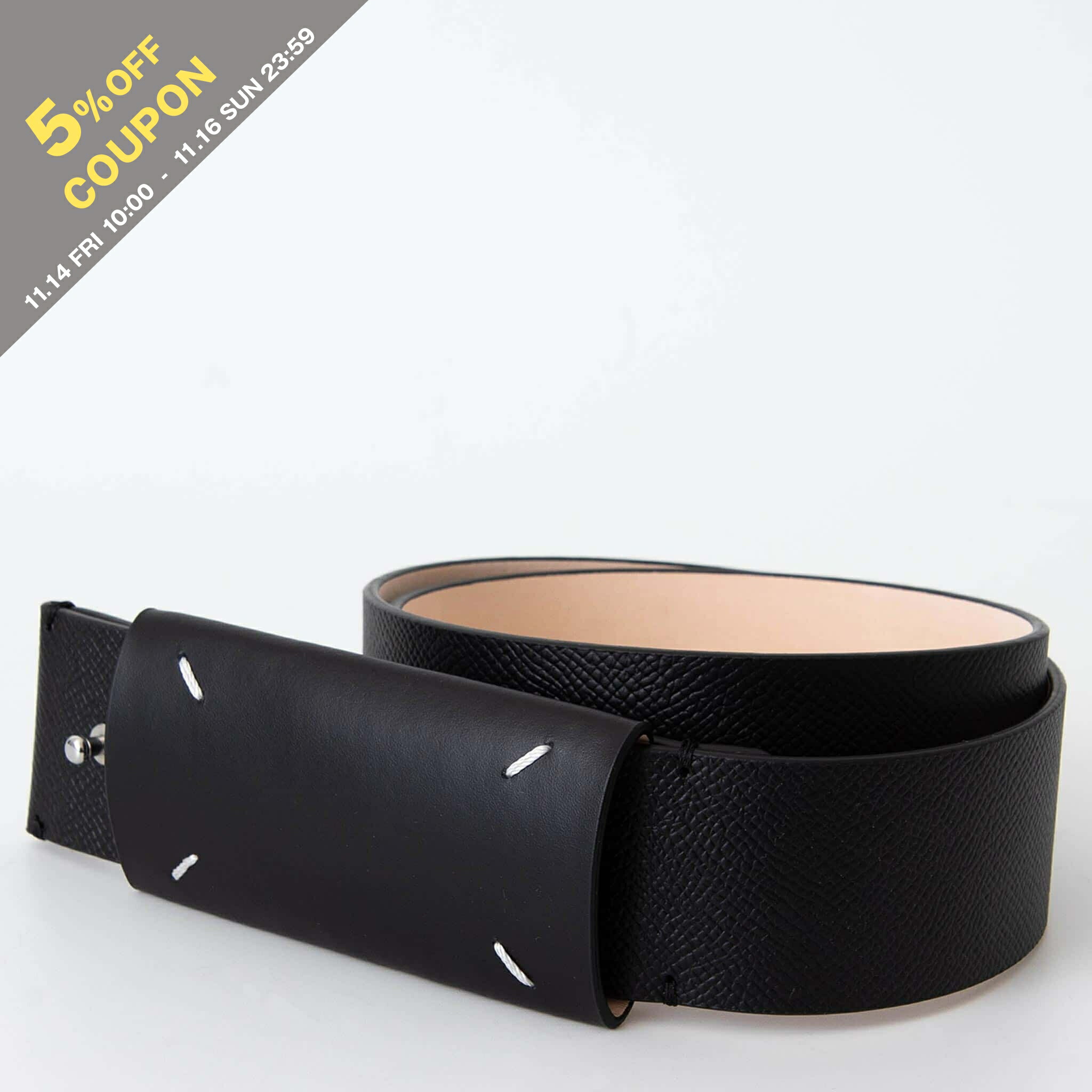 楽天市場】Maison Margiela メゾンマルジェラ メタルバックル レザー