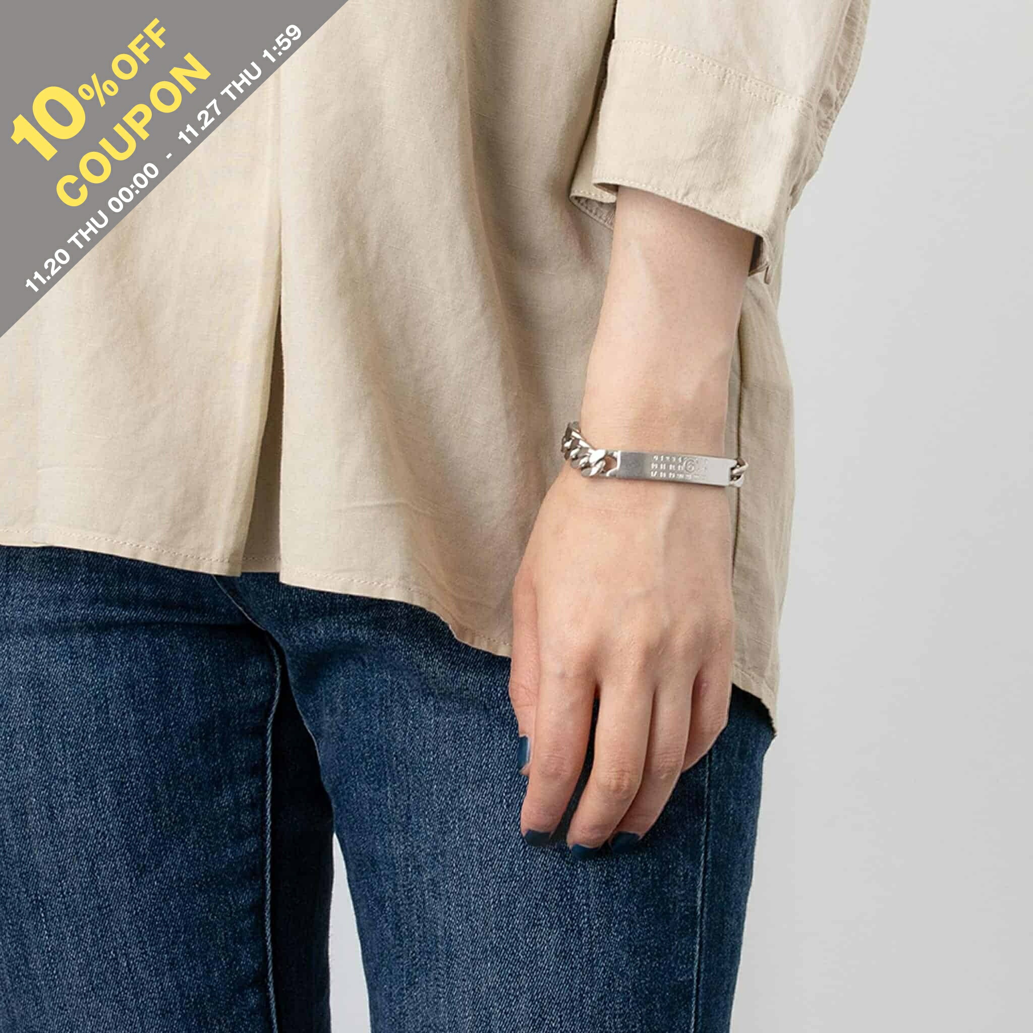 マルジェラ　ブレスレット 楽天市場】MAISON MARGIELA メゾンマルジェラ ブレスレット SI8UY0004