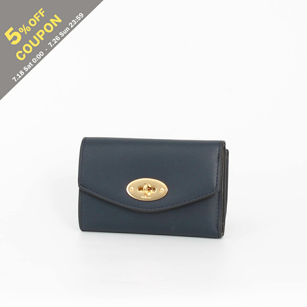 【5%OFFクーポン対象】マルベリー MULBERRY 財布 三つ折り財布 DARLEY FOLDED WALLET [ダーリー フォールデッド ウォレット] レディース RL7820 587【ミニ財布】【英国ブランド】｜on the corner