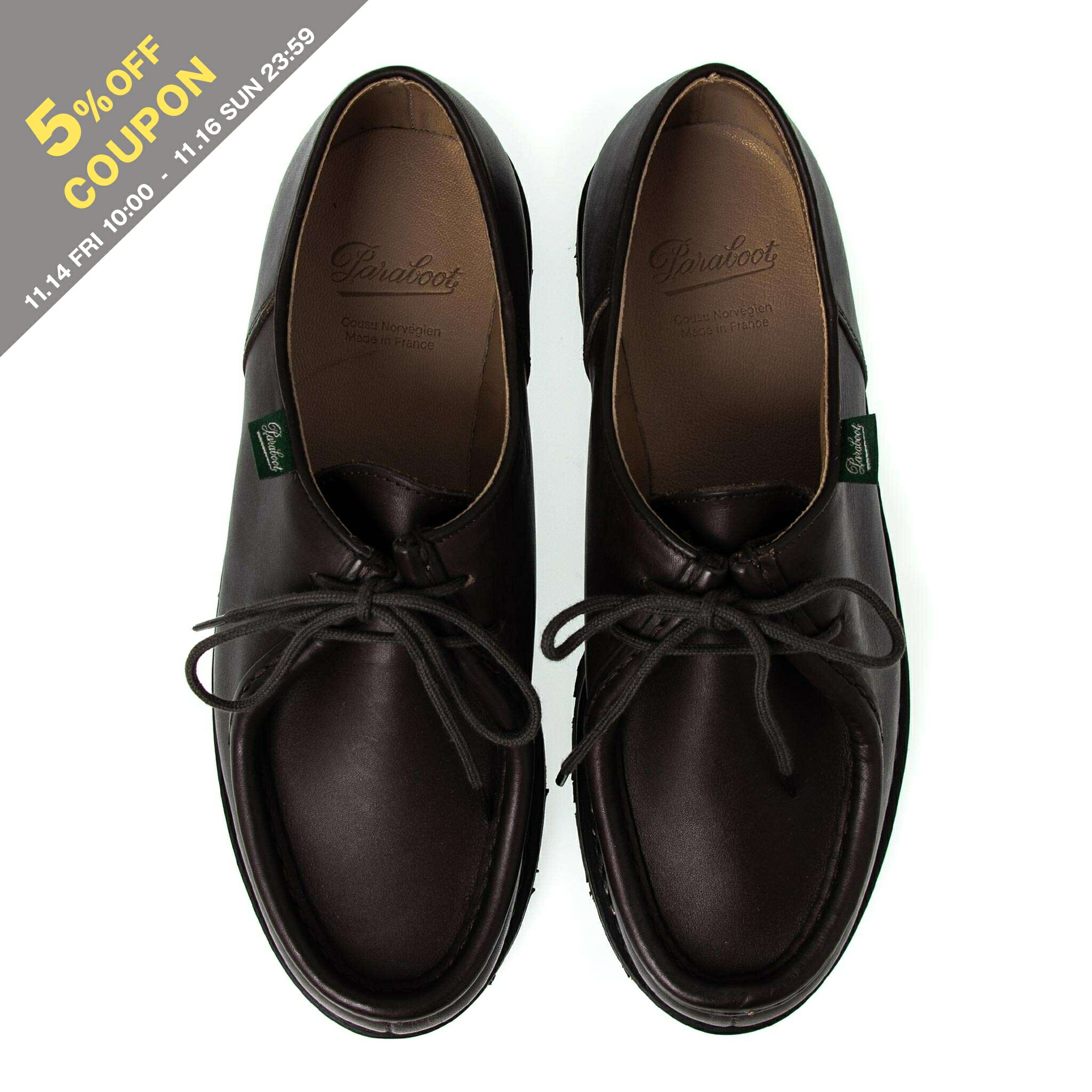 楽天市場】Paraboot / MICHAEL/MARCHE2 / NOIRE-GLOSS NOIR (715427