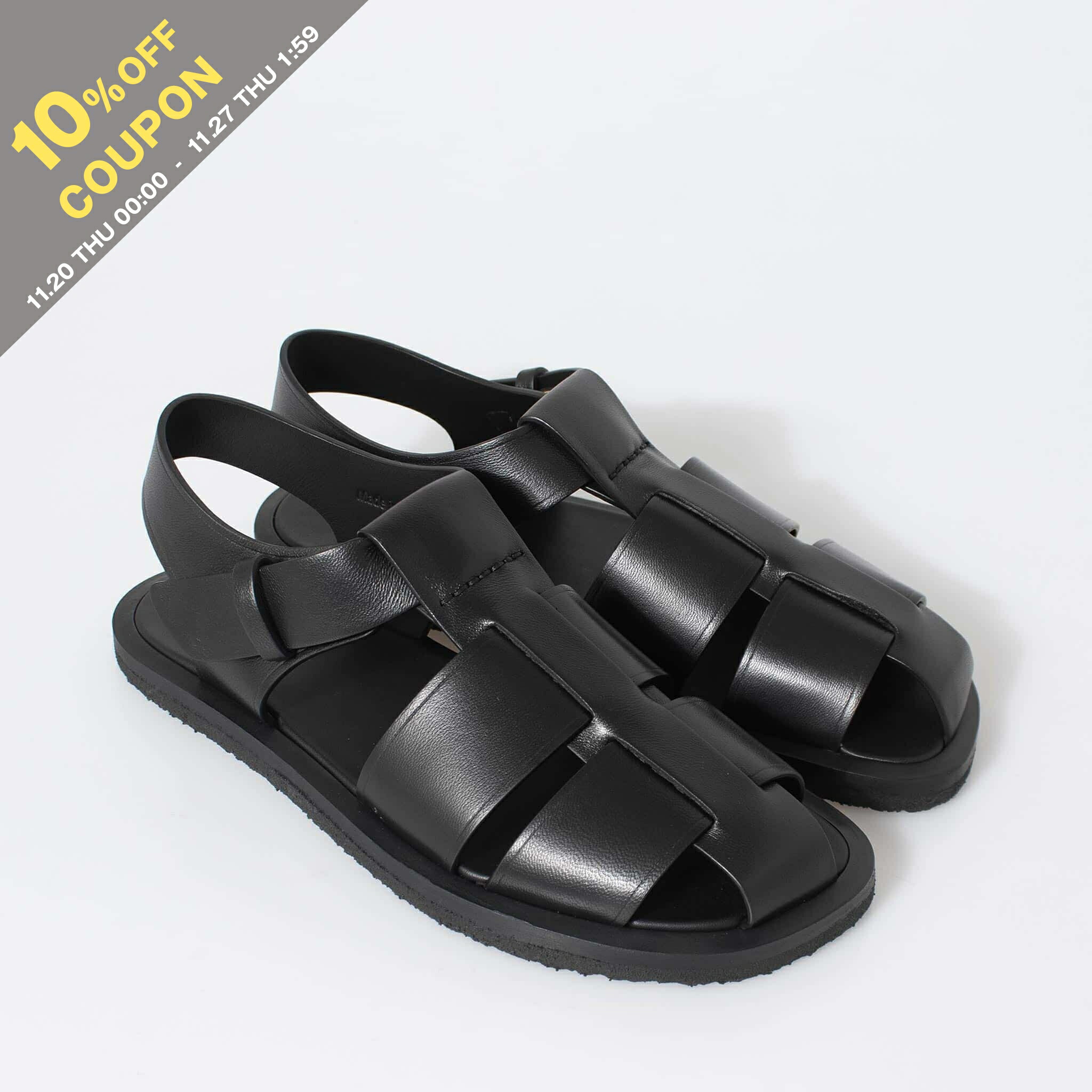 楽天市場】ザ ロウ サンダル フィッシャーマン ブラック 靴 シューズ