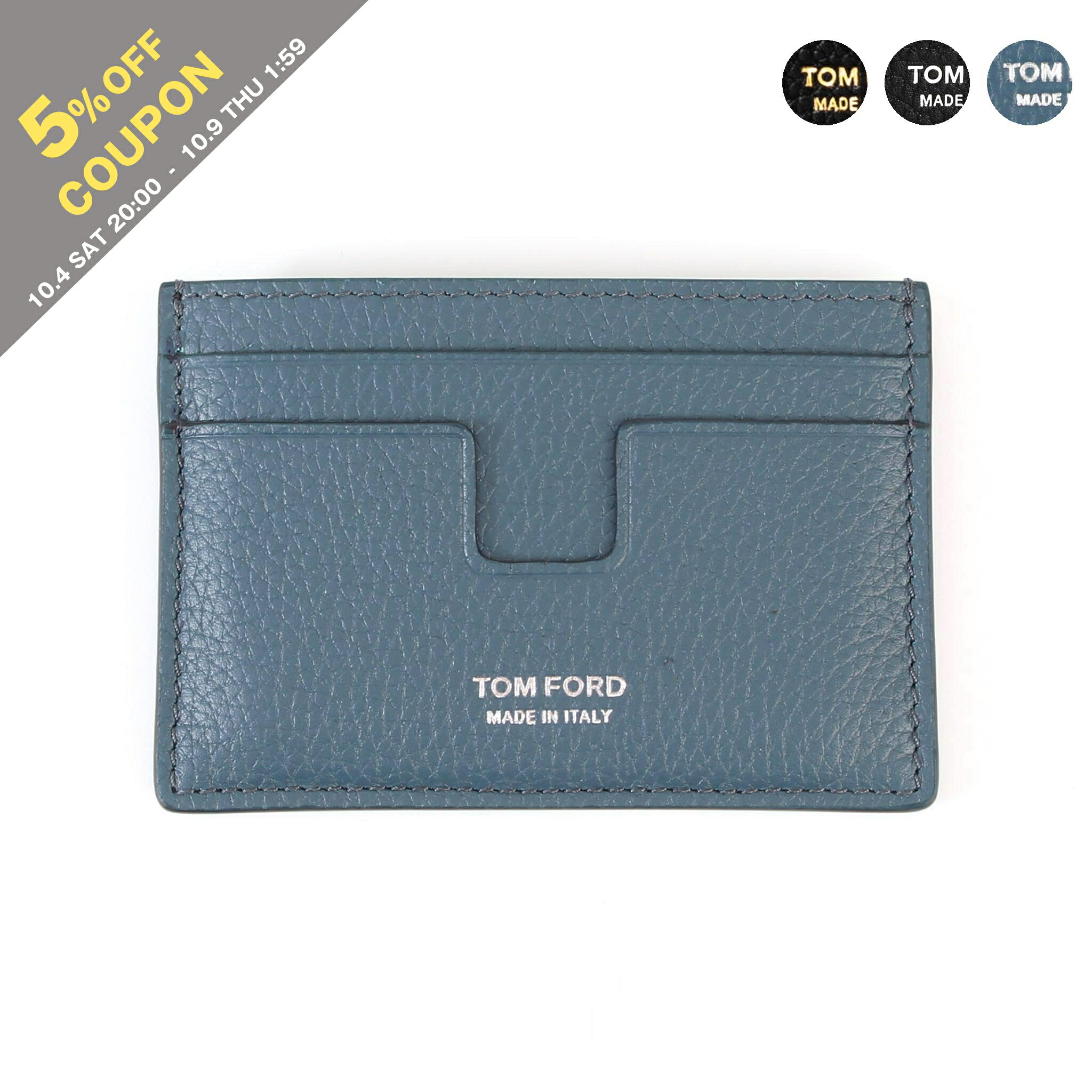 トムフォード　ケース TOM FORD トムフォード カードケース ストラップ付き ブラック