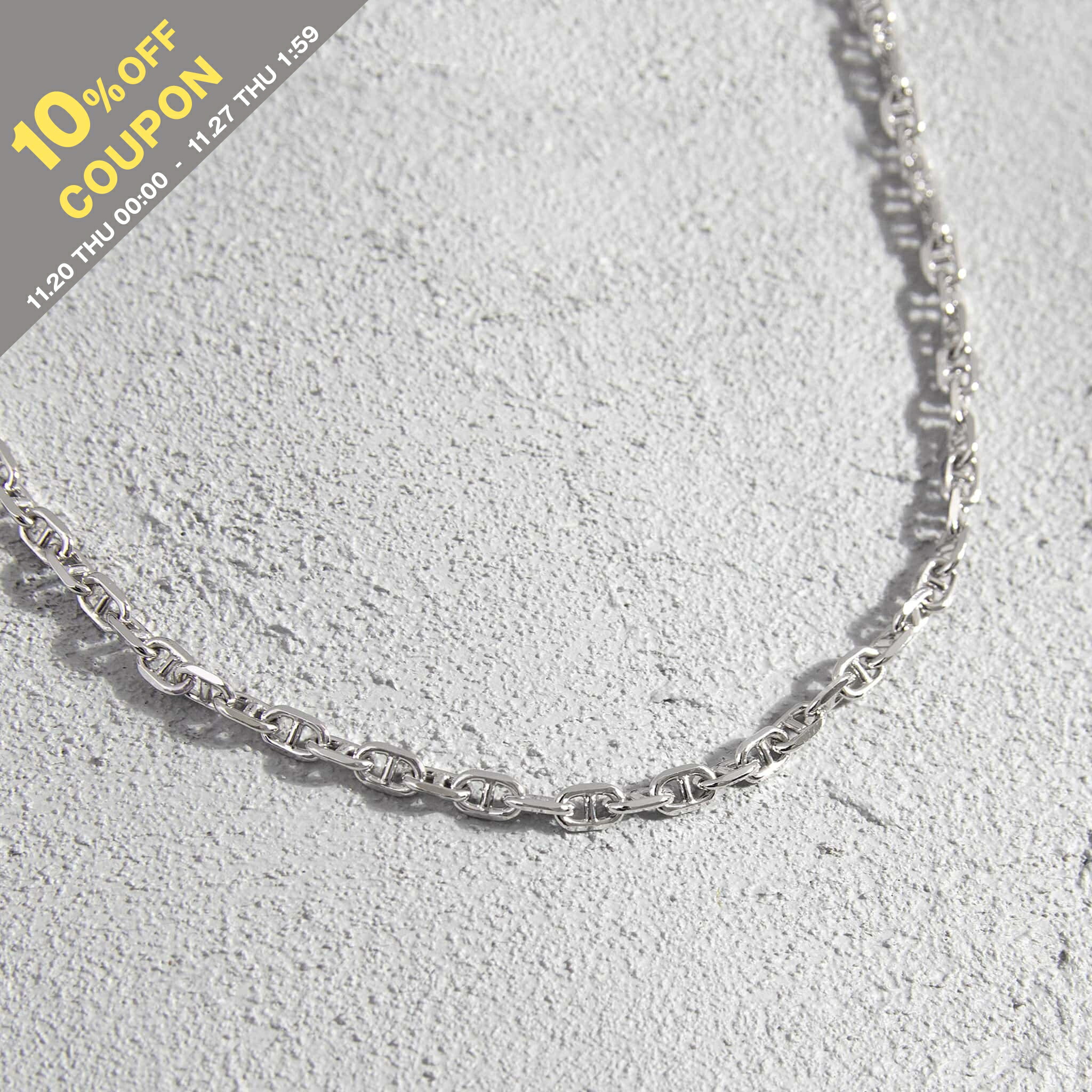 楽天市場】TOMWOOD トムウッド ネックレス Square Chain 20.5inch