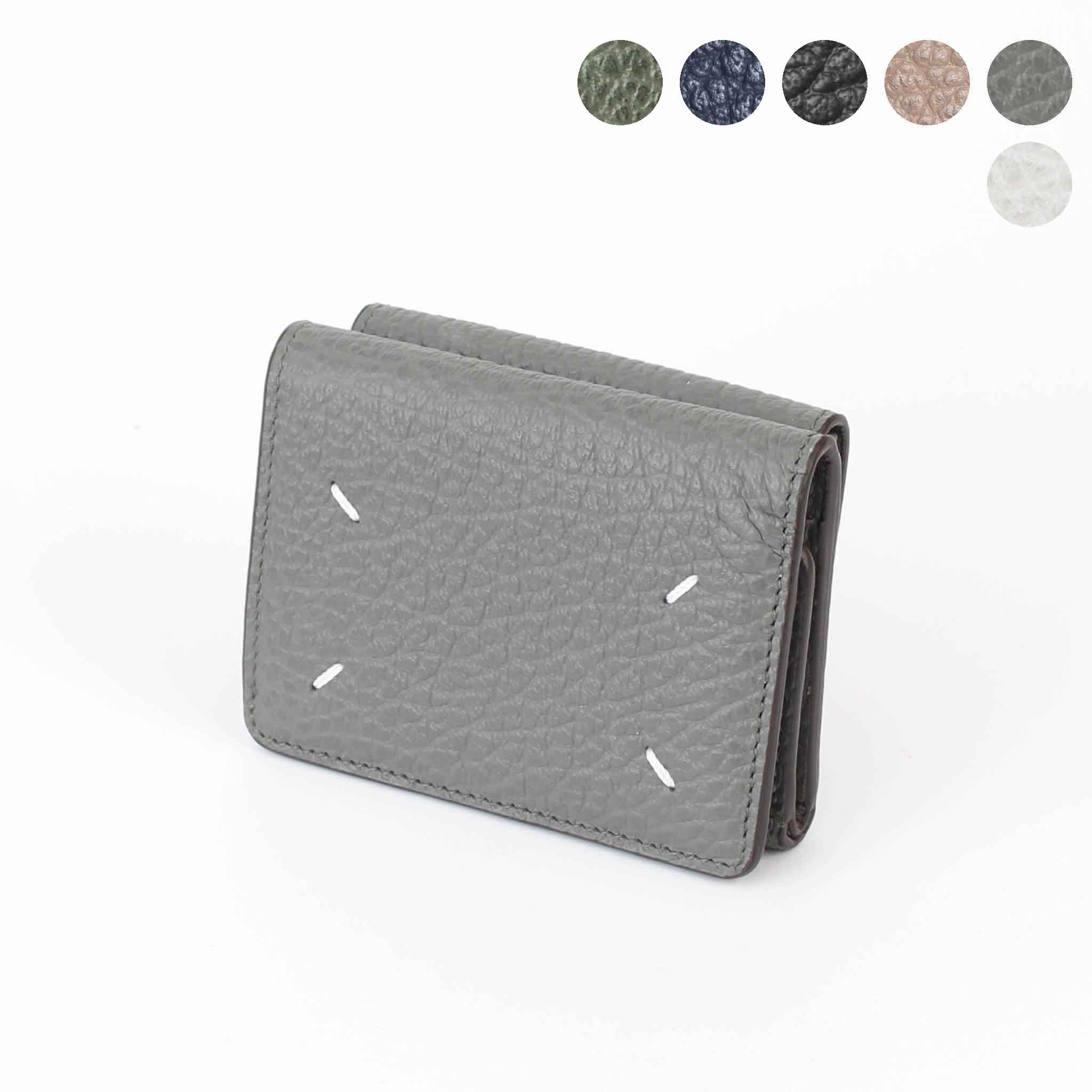 MM6 シルバー 三つ折財布 ウォレット ミニウォレット 楽天市場】Maison Margiela 三つ折りレザーウォレット メゾン