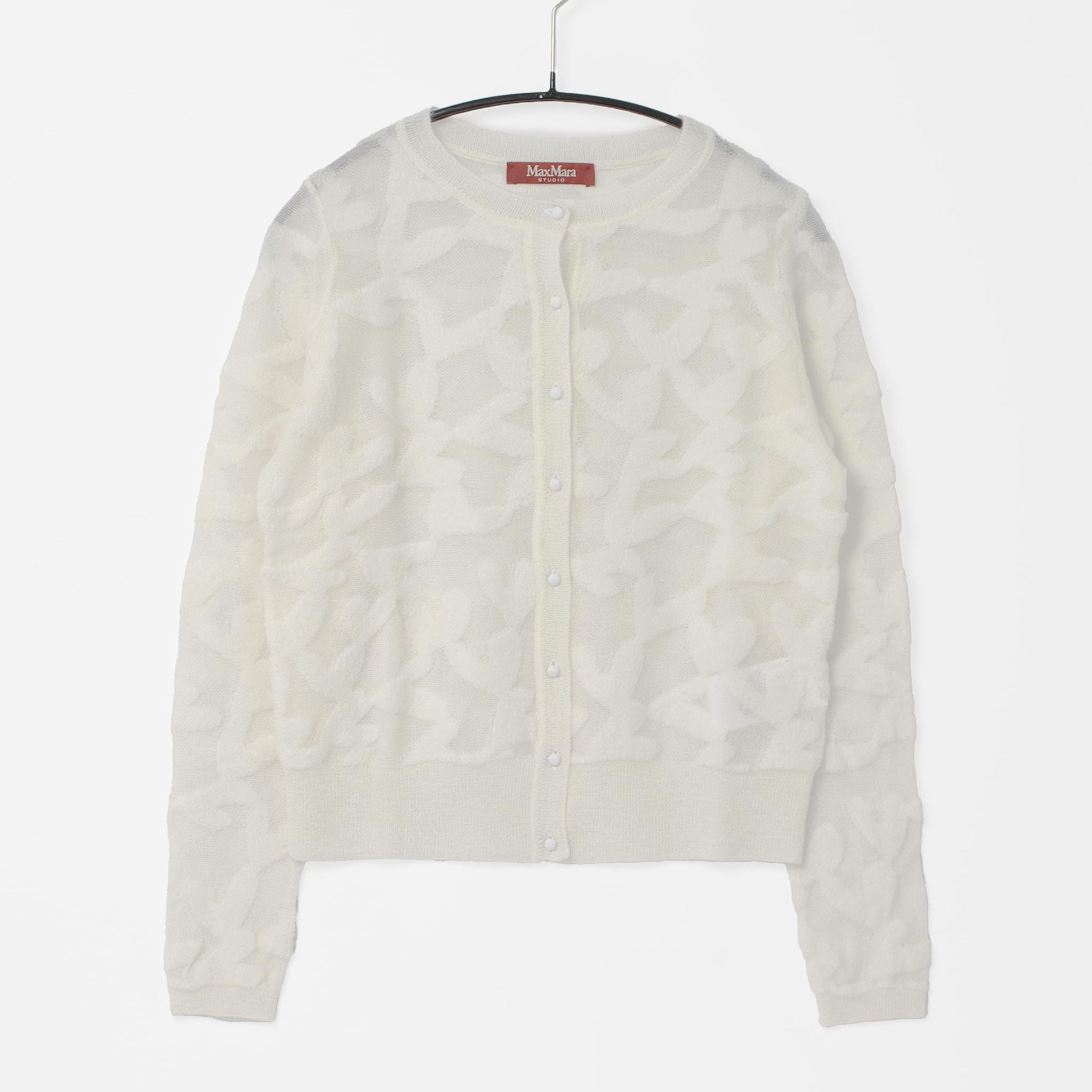 MaxMara カ―ディガン ☆完売必至☆】S MAXMARA ☆ コットンカーディガン ZENOBIA (S