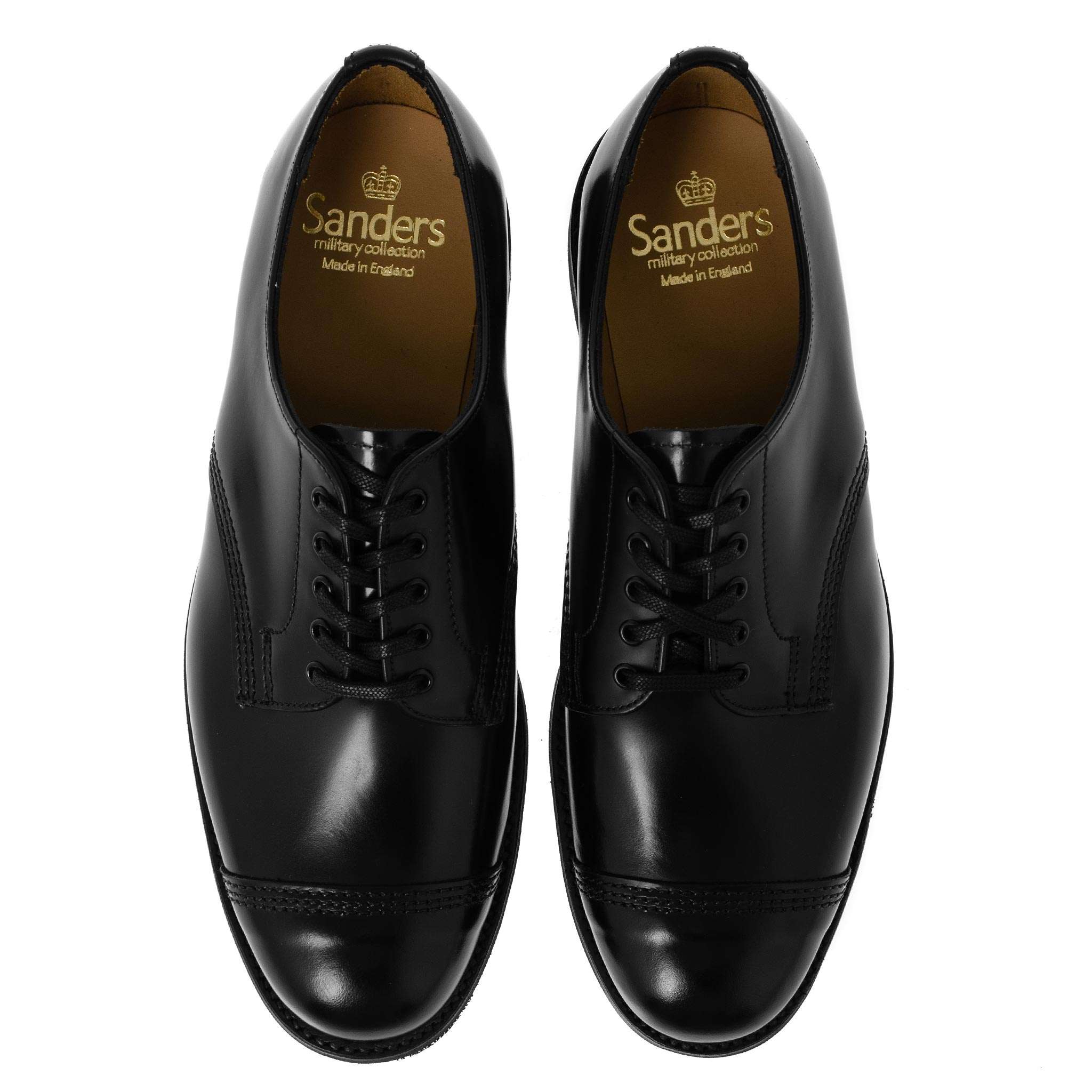 サンダース SANDERS レザーシューズ MILITARY DERBY SHOE [ミリタリー ダービーシューズ] メンズ 1128B PICUSA SINGLE DAINITE ドレスシューズ 外羽根【英国ブランド】
