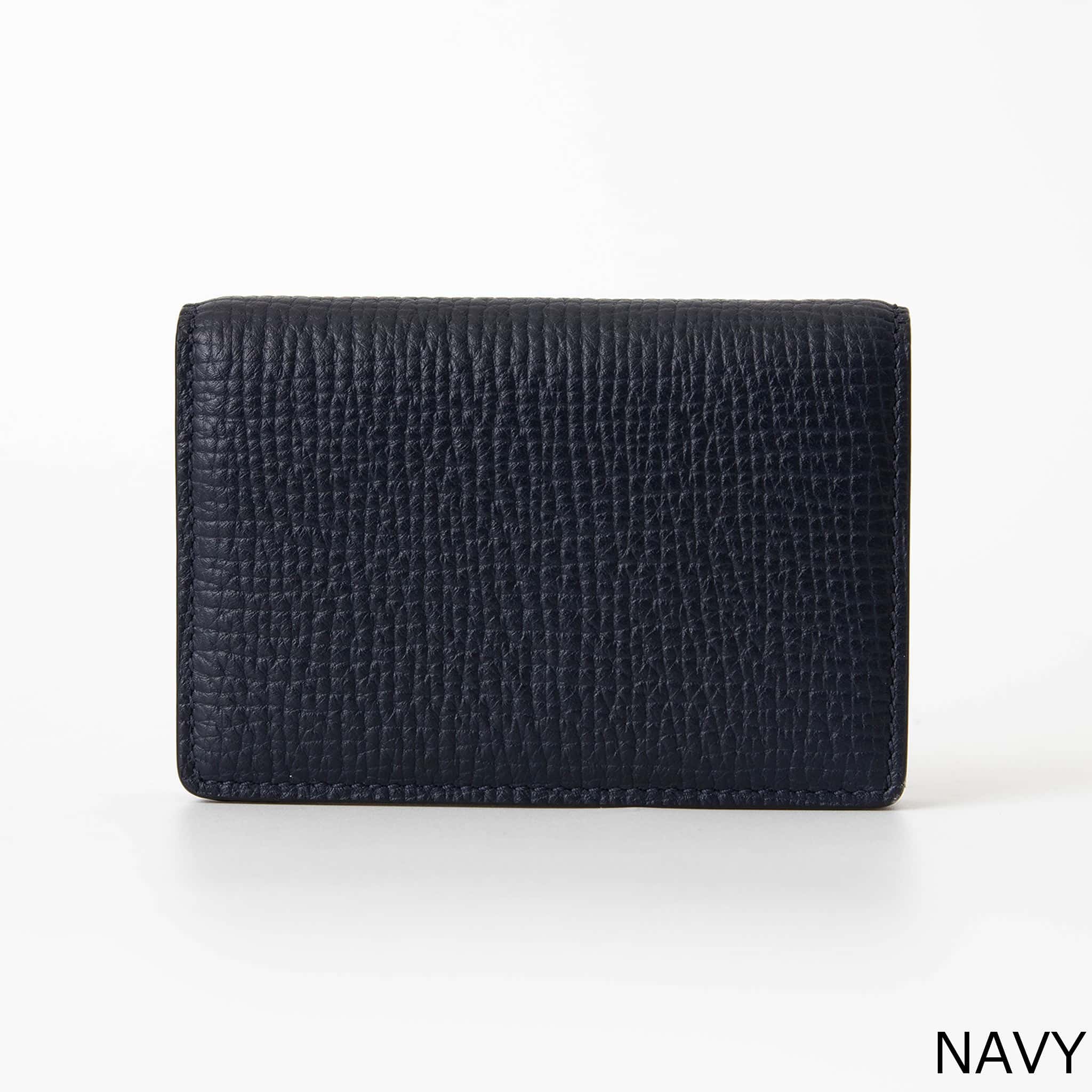 スマイソン SMYTHSON 名刺入れ（カードケース） LUDLOW FOLDED CARD CASE WITH SNAP CLOSURE [ラドロー レザー二つ折りカードケース スナップボタン付き] レディース メンズ【英国ブランド】