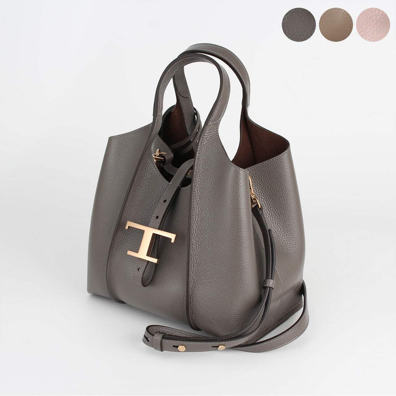 トッズ TOD'S バッグ 2WAYハンド/ショルダーバッグ T TIMELESS SHOPPING BAG MINI [T タイムレス レザー ショッピング バッグ ミニ] レディース XBWTSBA9100 XSO