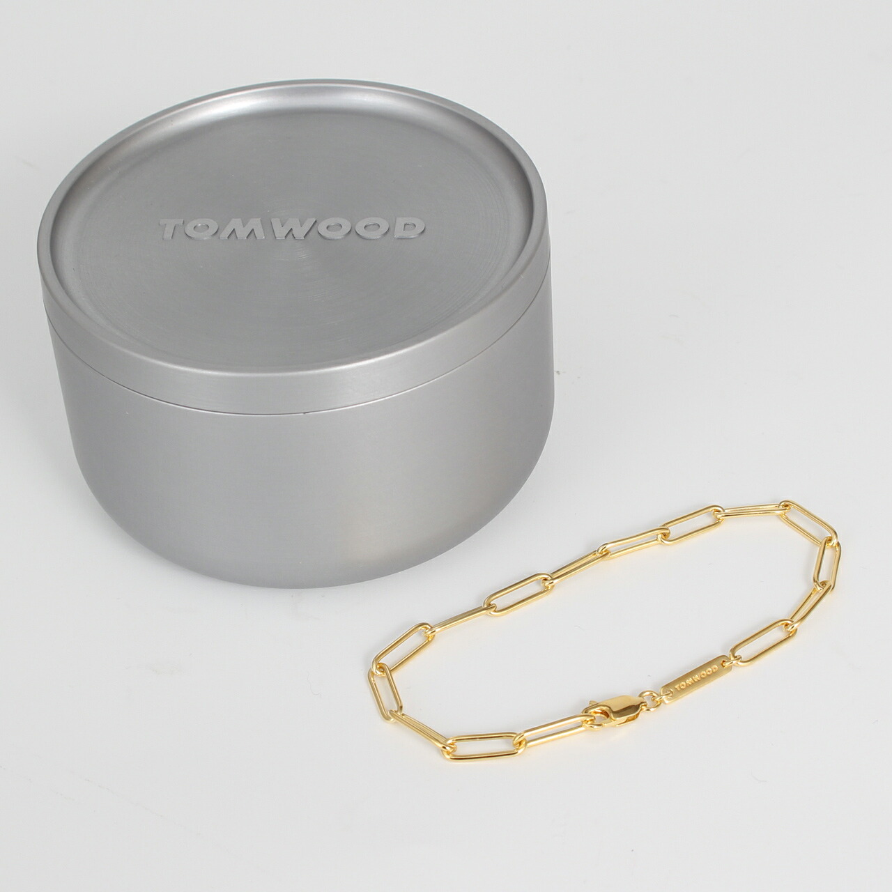 トムウッド TOM WOOD ブレスレット BOX BRACELET GOLD [ボックス・ブレスレット・ゴールド] レディース メンズ 100067 S925/18K GOLD P
