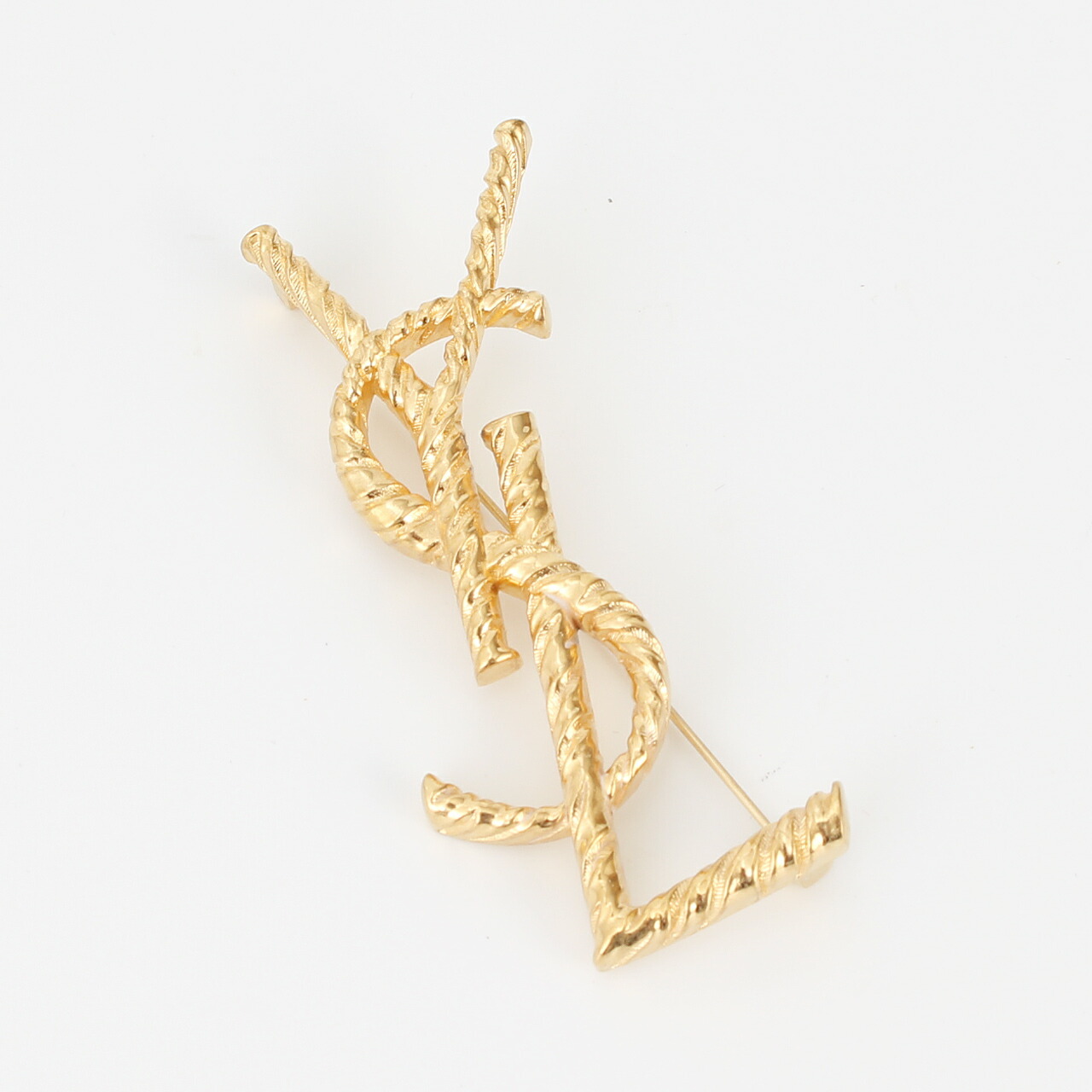楽天市場】SAINT LAURENT サンローラン ブローチ アクセサリー ブラス