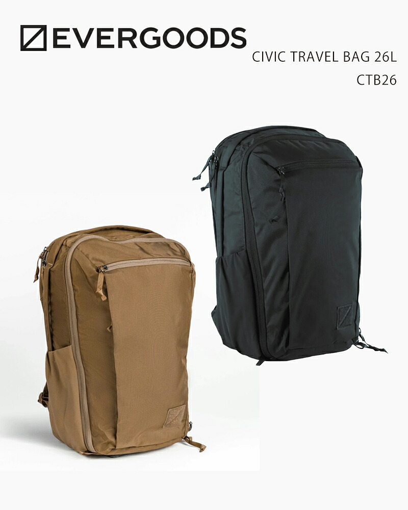 EVERGOODS CIVIC TRAVEL BAG 26L CTB26 / エバーグッズ シビックトラベルバッグ 26L 27,885円