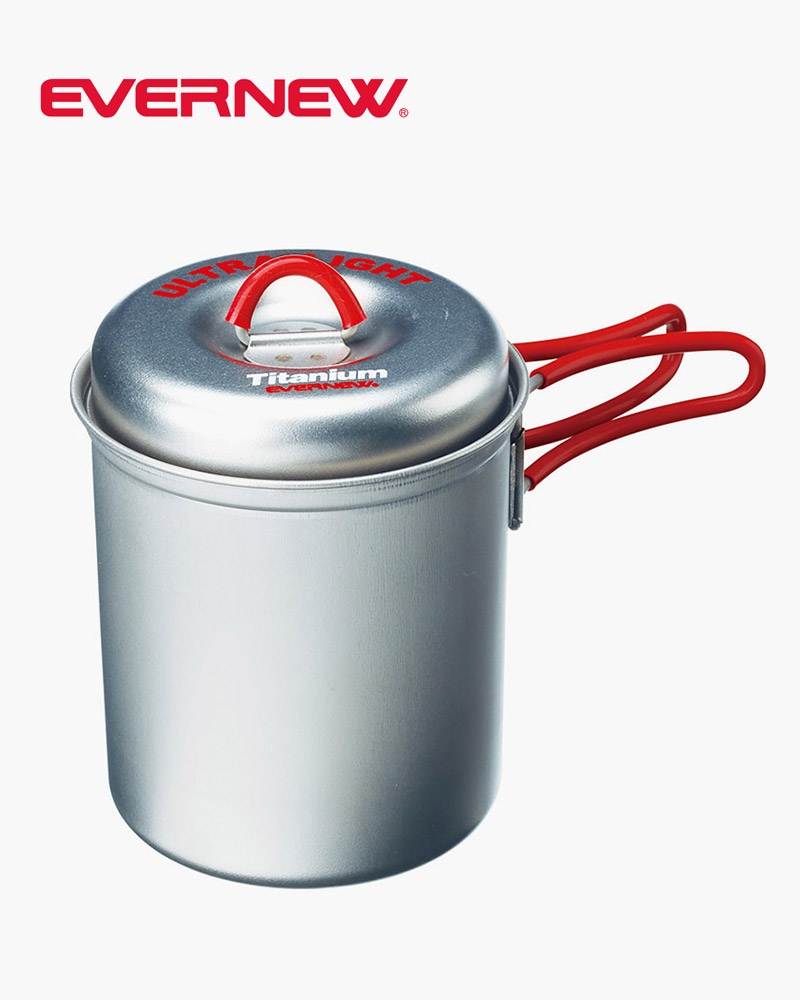 エバニュー チタンウルトラライトクッカー深型 S RED EVERNEW ECA264R