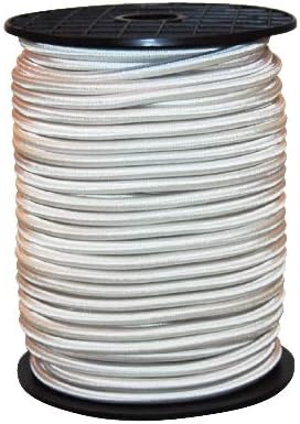 PLASTIMO (プラスチモ) ショックコード (高耐久 ゴムロープ) φ 4mm (白) 100m巻 412794A 船舶用 マリンロープ ボート ヨット用