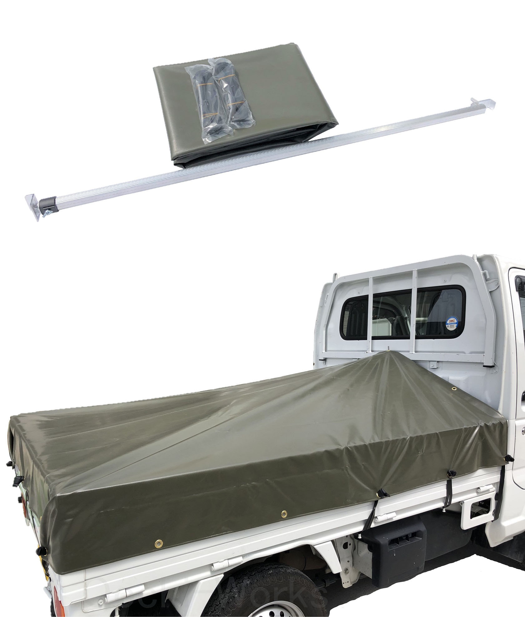 SALE／73%OFF】 軽トラシート 軽トラ 荷台シート タイヤカバー 送料無料