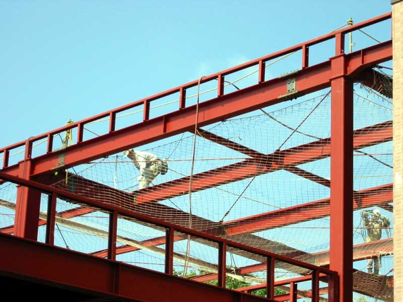【楽天市場】安全ネット 5m×10m 100mm目 白 落下防止ネット 転落防止：Oochi-Works 建築資材shop