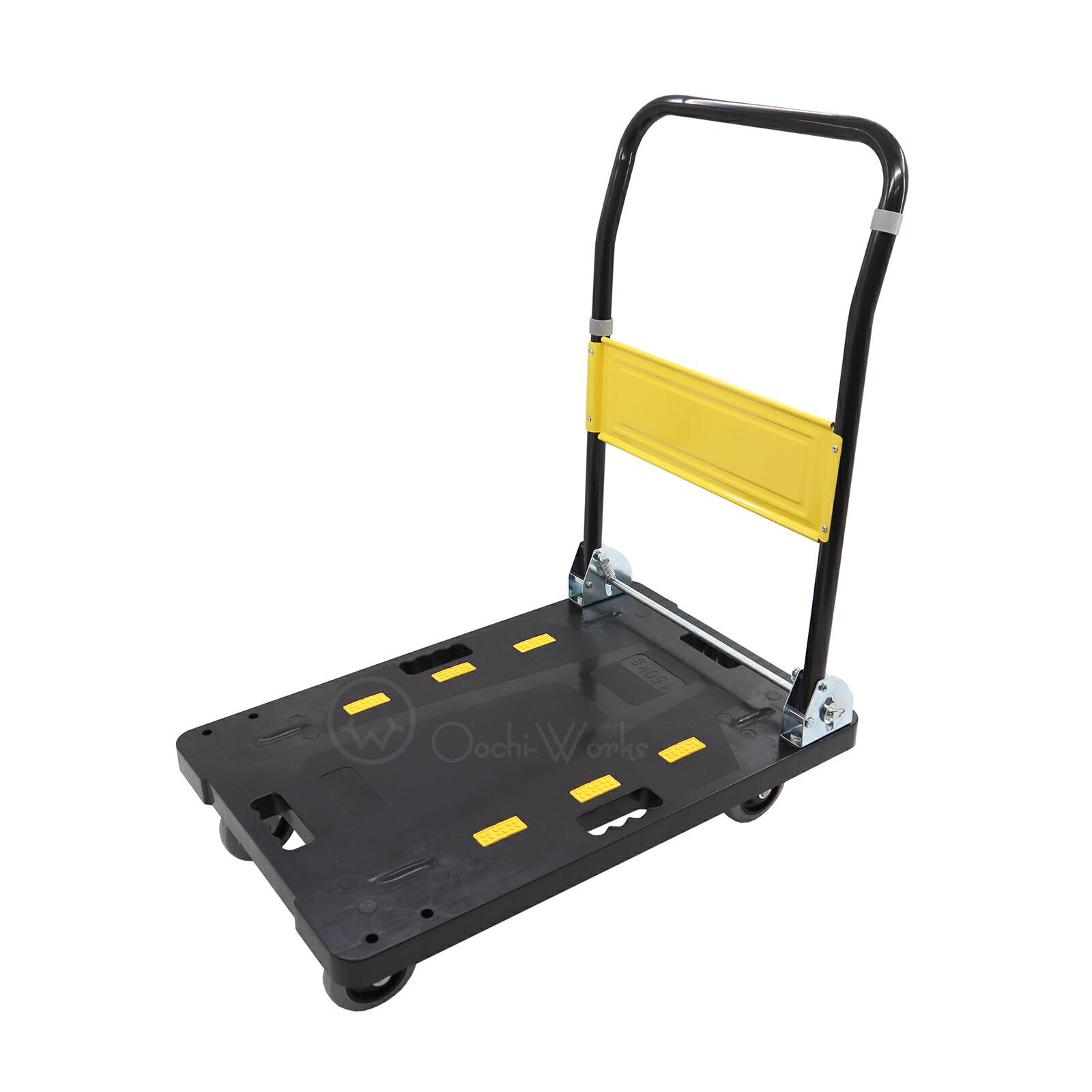 静音可塑性物質手押し車 小 700×450×830粍 150kg 折りたたみ 手押し車 持っていく車 手押し手押し車
