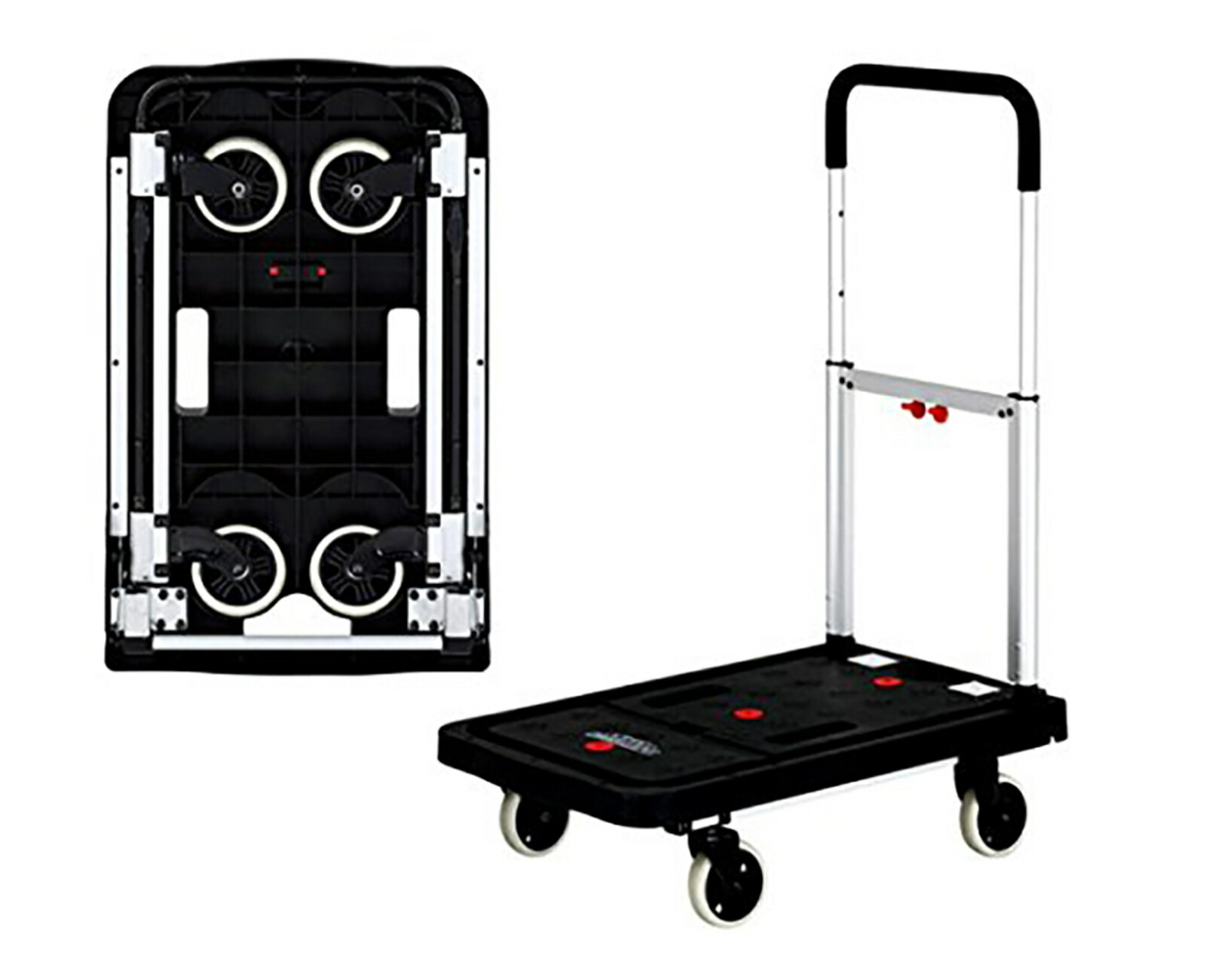 楽天市場】折りたたみ フラットカート 【 FW-99F 】 車輪収納 伸縮