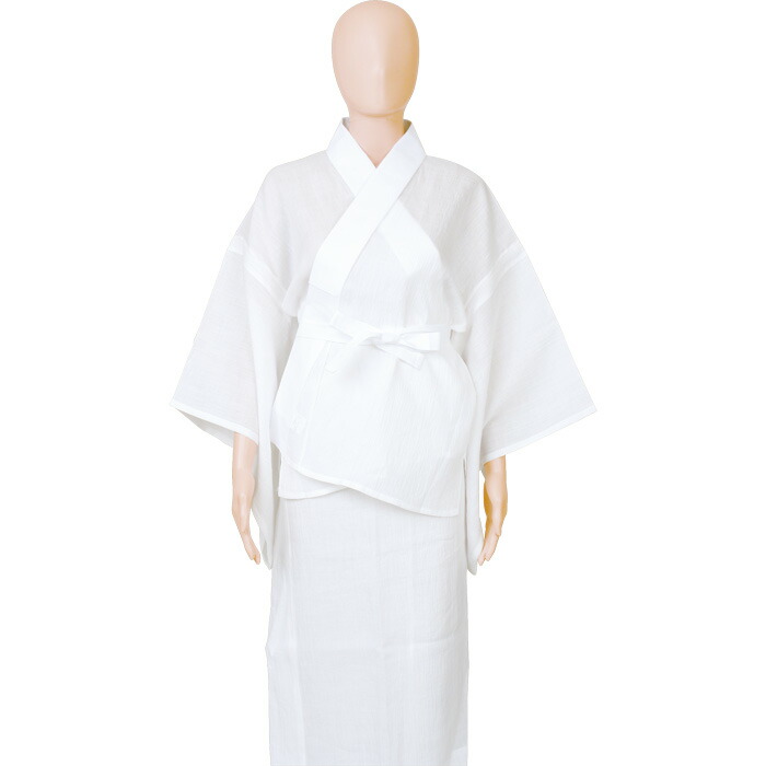 本麻和装下着　本麻ジョーゼット（手もみ楊柳）　半襦袢 | お祭天国 きぬずれ踊衣裳