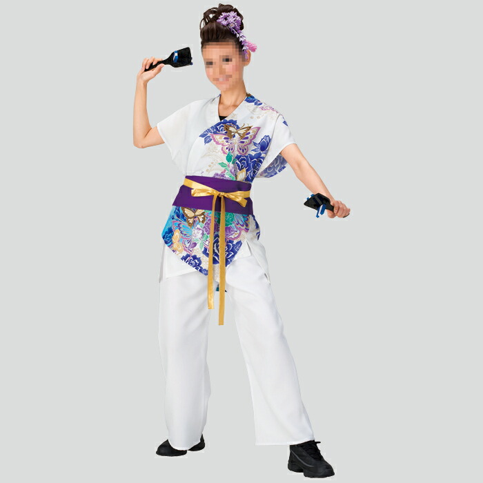 よさこい衣装 よさこいコスチューム ソーラン節 祭り衣装 舞台衣裳 ダンス衣装 和柄（レディース） | お祭天国 きぬずれ踊衣裳