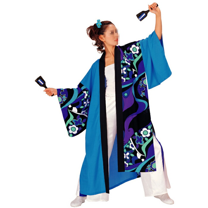 よさこい衣装 よさこいコスチューム ソーラン節 祭り衣装 舞台衣裳 ダンス衣装 和柄（メンズ レディース兼用） | お祭天国 きぬずれ踊衣裳