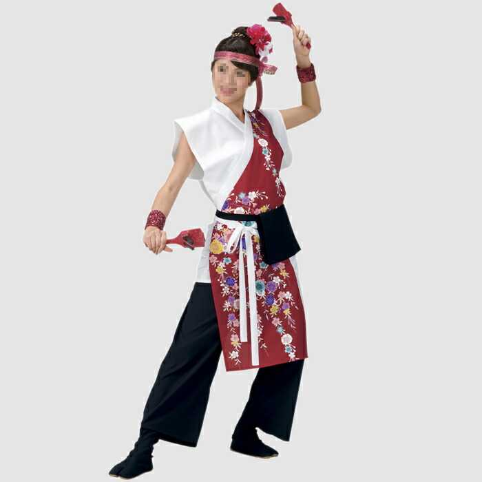 よさこい衣装 よさこいコスチューム ソーラン節 祭り衣装 舞台衣裳 ダンス衣装 和柄（レディース） | お祭天国 きぬずれ踊衣裳