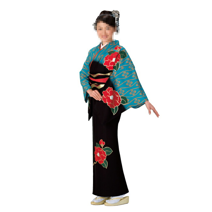 【反物】一越絵羽着物反物 着物 きもの | お祭天国 きぬずれ踊衣裳