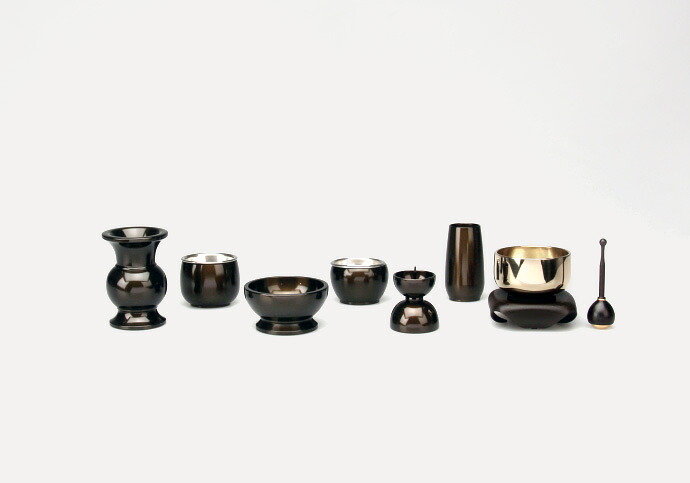 具足（在家用）　うるみ仏具9点セット