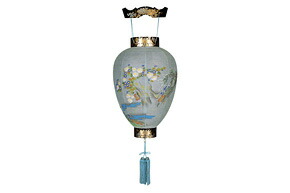 吊り提灯3253 御所提灯　天上　蒔絵 9,372円