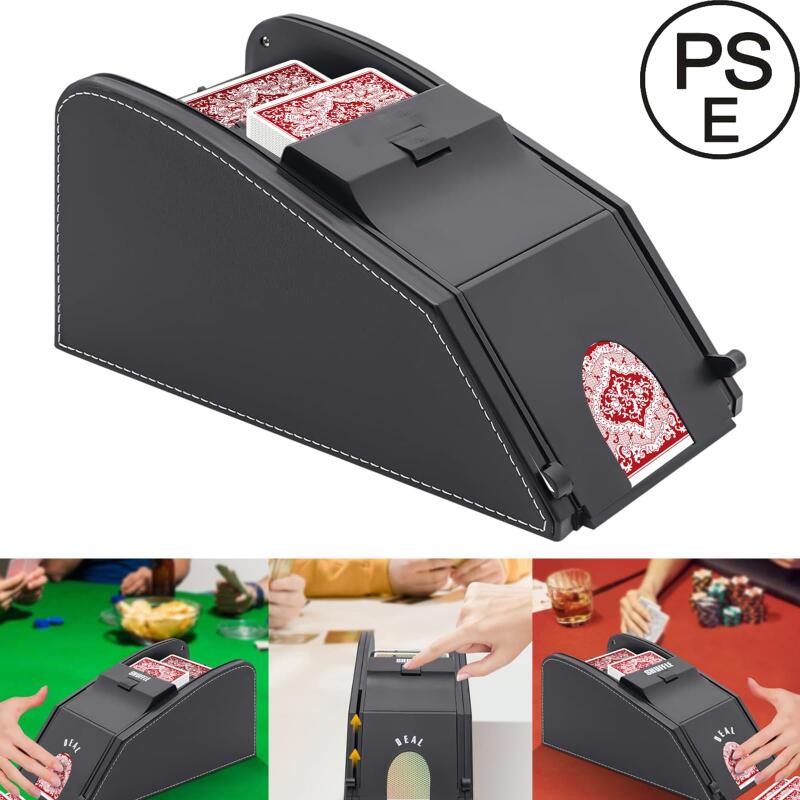 【バス発着場の一般受け商いもの!】自動小銃カードディーラーマシン 自動小銃混ぜ合わせる ポーカー カジノ 2 インチ 1カードシャッフルとディー