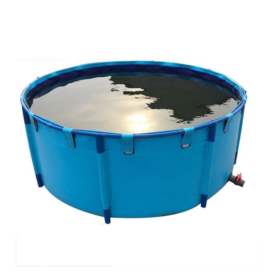 ラウンド 帆布 養魚池 スウィミングプール 金属元素製鉤括弧付き添い人 大型 折りたたみ 小わっぱ用スウィミングプール 海洋博物館 鯉の繁殖に 稼穡用 備え付けるが飾り気のない