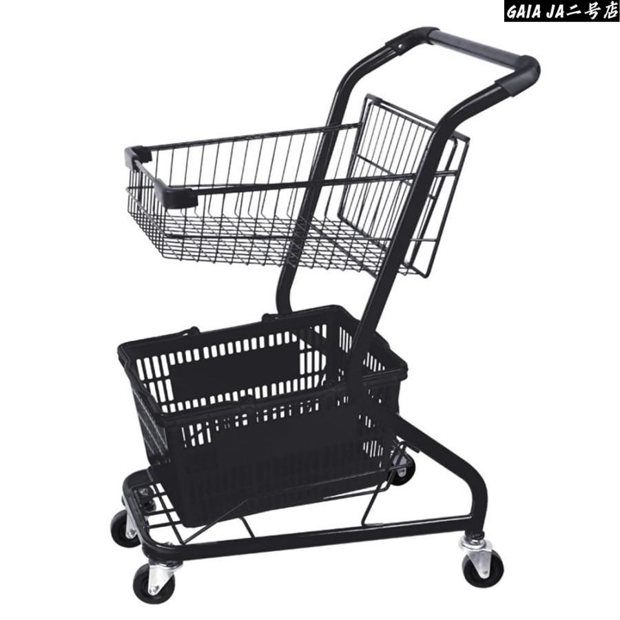 ショッピングカート 買い物カート トロリーカート 2段ショッピングカート 業務用|大板店