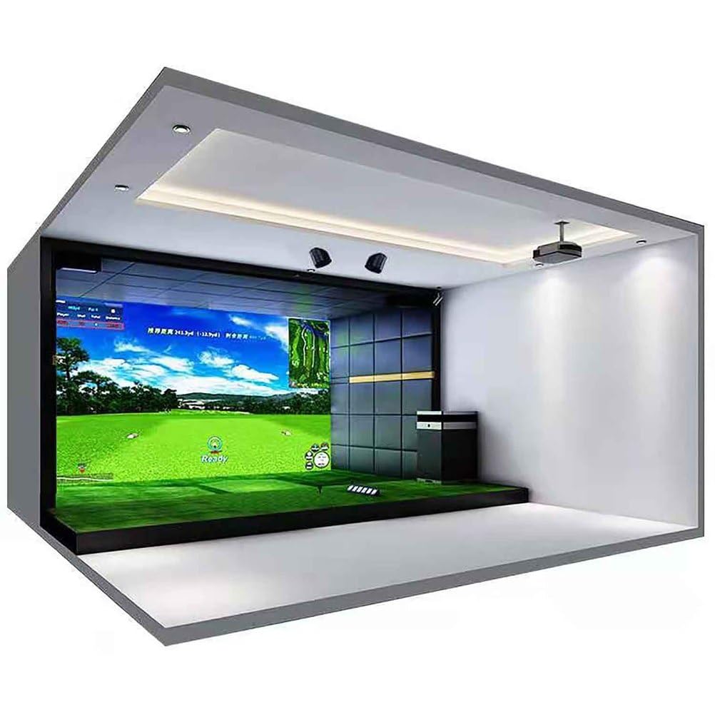 【店舗の人気商品!】屋内大型 ゴルフシ ミュレーター インパクトスクリーン クリアHDプロジェクションサーフェス|大板店
