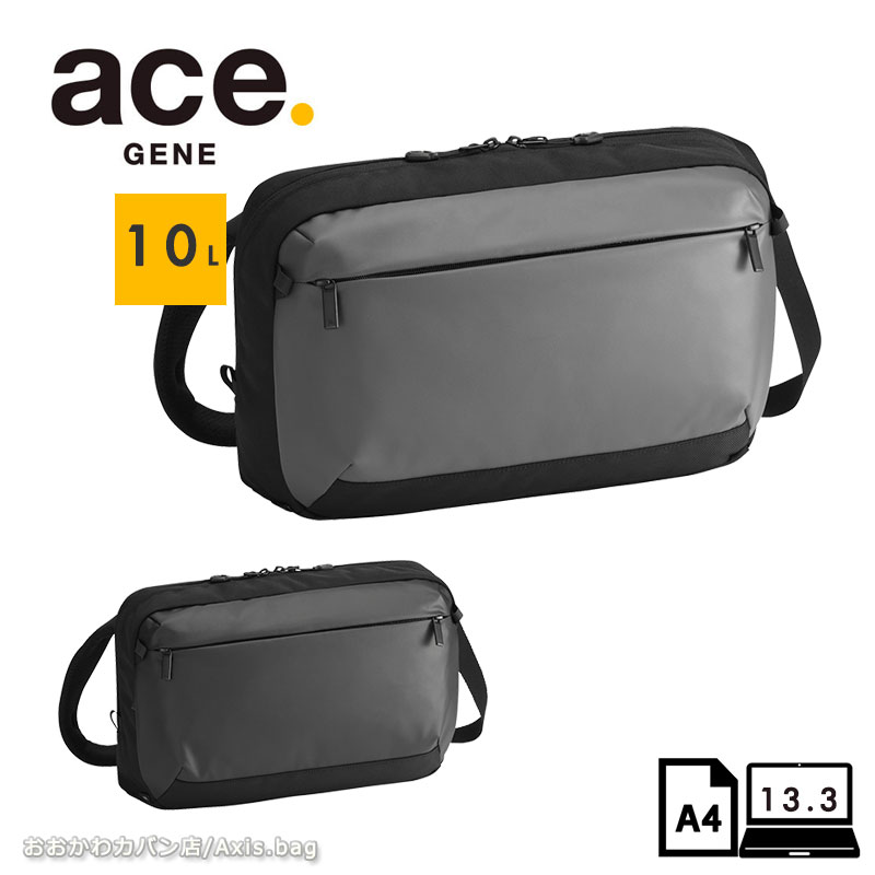 【楽天市場】エースジーン ace.GENE ラグレンティスクロス ショルダーバッグ 撥水 68796 A4 13.3インチPC収納可能 人気 ...