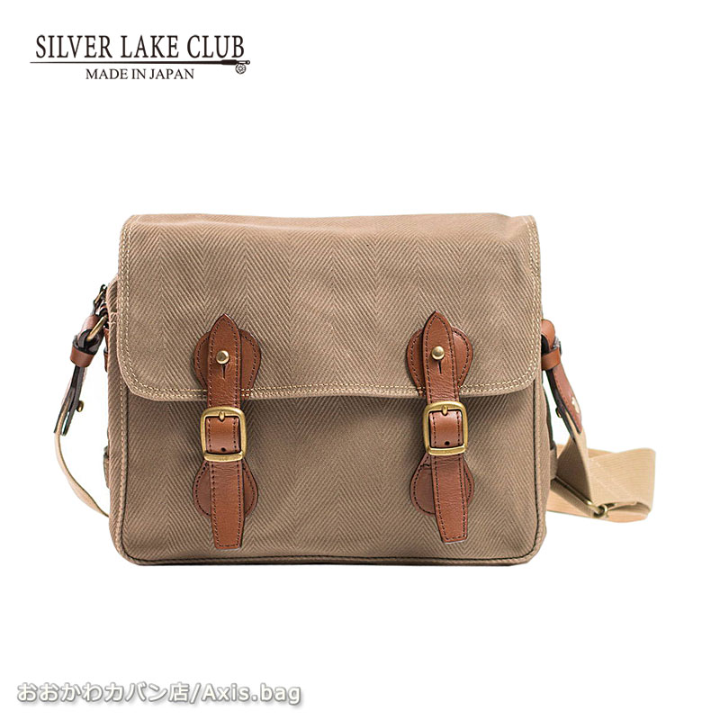 シルバーレイククラブ SILVER LAKE CLUB ショルダーバッグ 28cm B5 ヘリンボーン 235122 人気 日本製 旅行 鞄 斜めがけ お出かけ カジュアルバッグ メンズ 釣り キャンプ アウトドア 公式 正規商品 ブランド