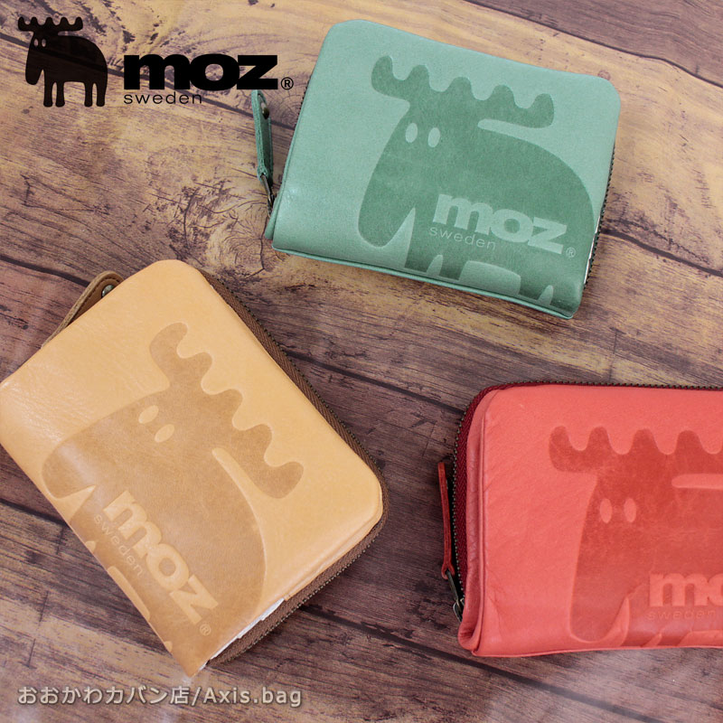 【廃盤/在庫限り】モズ MOZ 二つ折り財布 ELK エルク 86000/月間優良ショップ