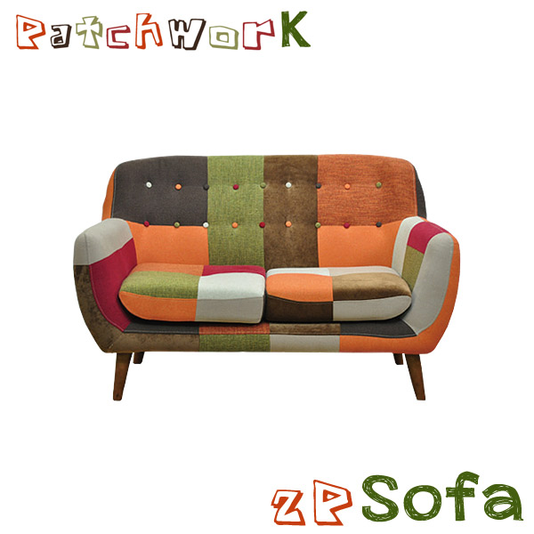 上質で快適 楽天市場 ソファ 2p ソファー パッチワークソファ そふぁ 2人掛けソファ ファブリック カラフル リビングソファ リビング 可愛い フロアソファ 脚付き シンプル レトロ 北欧 おしゃれ カフェ 2人掛け Sofa 送料無料 2人用 大川家具本舗 人気ブランド