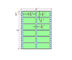 MM8AG グリーン 12面 500折 【送料無料】