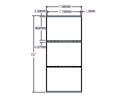 TMR-4CP 再剥離タイプ 3面 1500折 【送料無料】