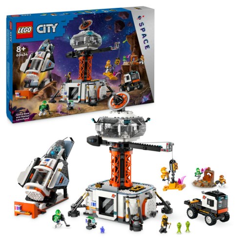 LEGO レゴ シティ 全ての存在軍事基地とロケット花火罷めさせる台 60434 レゴブロック 遊び道具 差しつかえる
