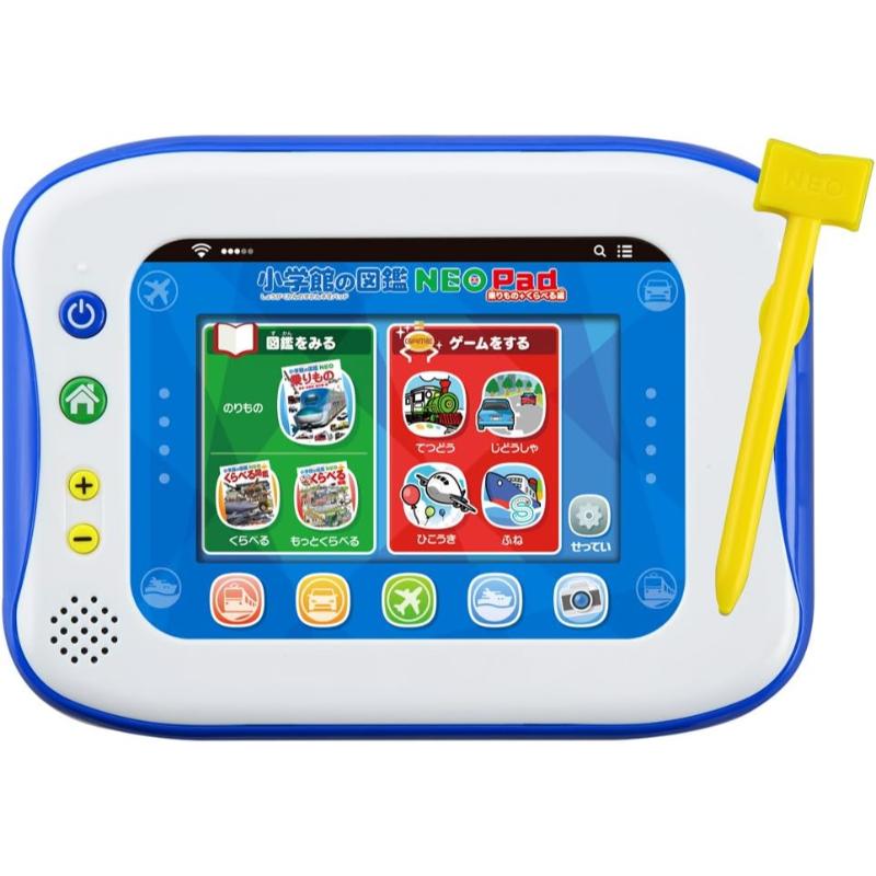 【プレゼント包装付き】小学館の図鑑 NEO Pad ~ 乗りもの + くらべる編 ~ タカラトミー おもちゃ 知育玩具