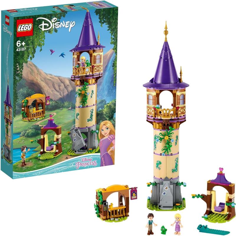 レゴ ウォルトディズニー妃殿下 ラプンツェルの塔 LEGO 43187 遊び道具 差しつかえる 差し上げ物 妃殿下 御姉さん 6歳以上