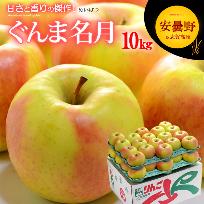 ままりんごです 楽天市場】ぐんま名月 りんご (3kg) 長野産 秀品 贈答用 大玉 名
