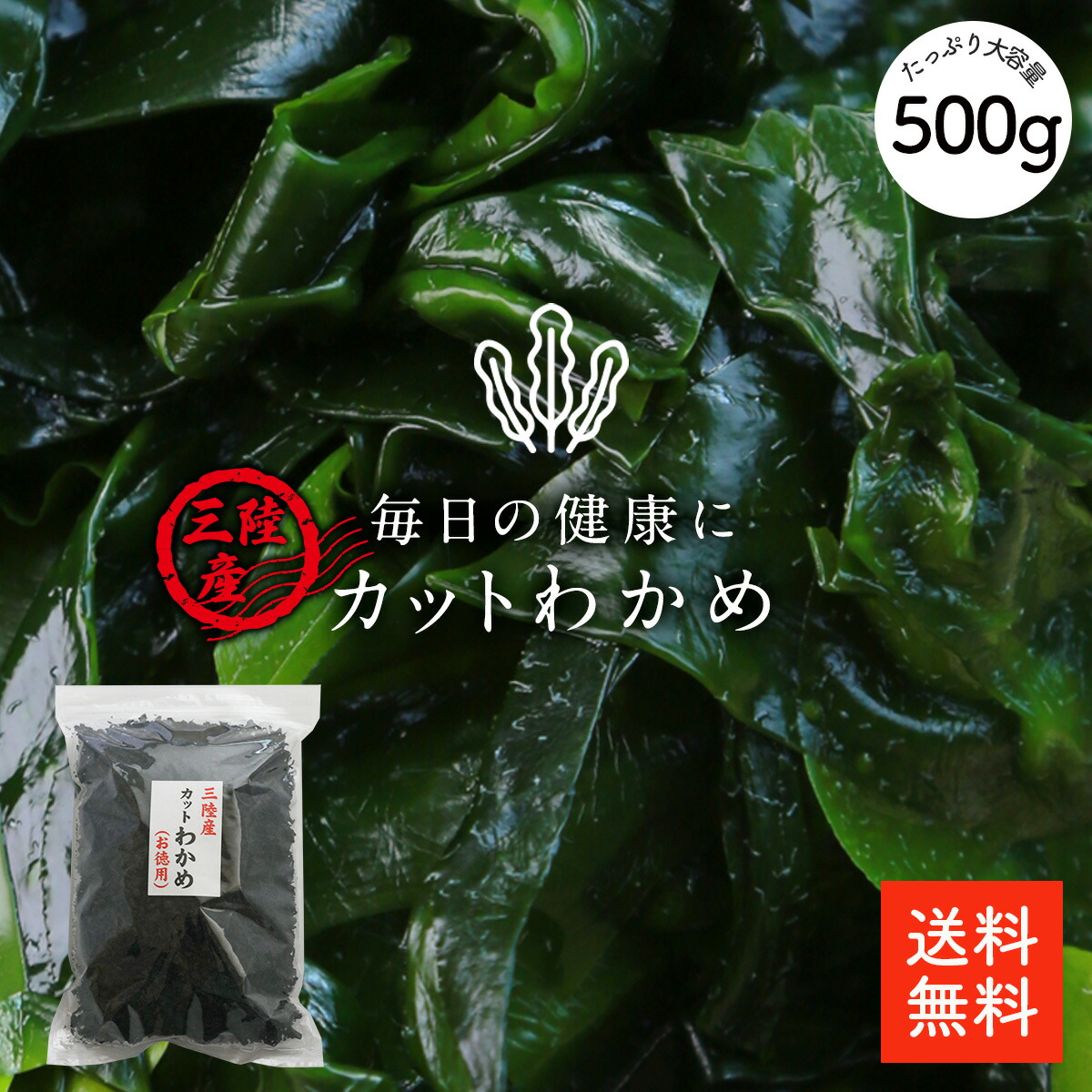 市場 ダイホク 乾燥カットわかめ わかめ 乾燥 500g