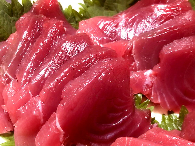 房州産の初鰹（釣り物・１本約５キロ）色持ちの良い風味ある美味しいカツオ