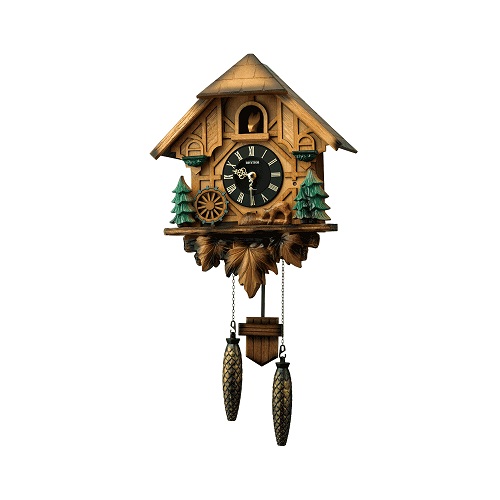 リズム 4RH797SR01 鳩時計 赤い屋根の鳩時計 掛置き兼用時計 ふいご カッコークロック クオーツ式 子ども部屋 時計 送料無料  時計貴金属 大野宝飾 