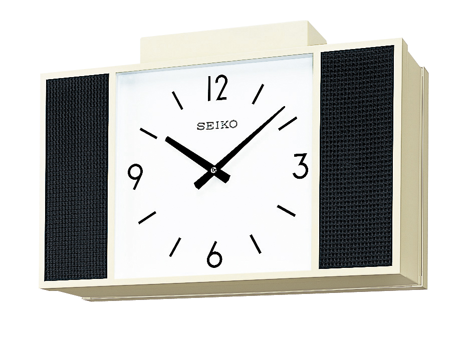 設備時計 Seiko 子時計 スタンダードでシンプルなデザイン 学校 オフィス 病院や公共施設などに最適です 天井から吊り下げて使用します スピーカ機能付 送料無料 Mergertraininginstitute Com