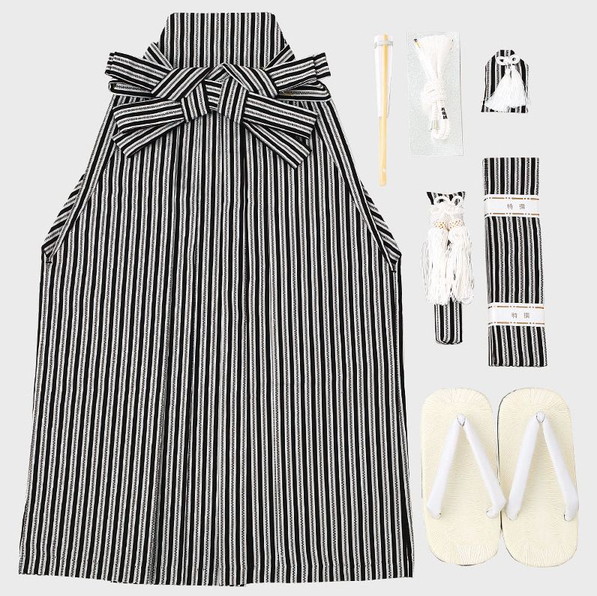 七五三・男児七五三・子供袴セット・丸紋　No.75-2-123　・袴＋袴帯＋雪駄＋羽織紐＋祝扇＋お守袋＋懐剣 アルミ板:7x900x285 (厚x幅x長さmm) 両面保護シート付