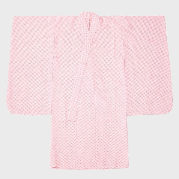 仕立上り長襦袢 四ッ身・身丈97cm ピンク 鹿の子柄。sel26-10373830