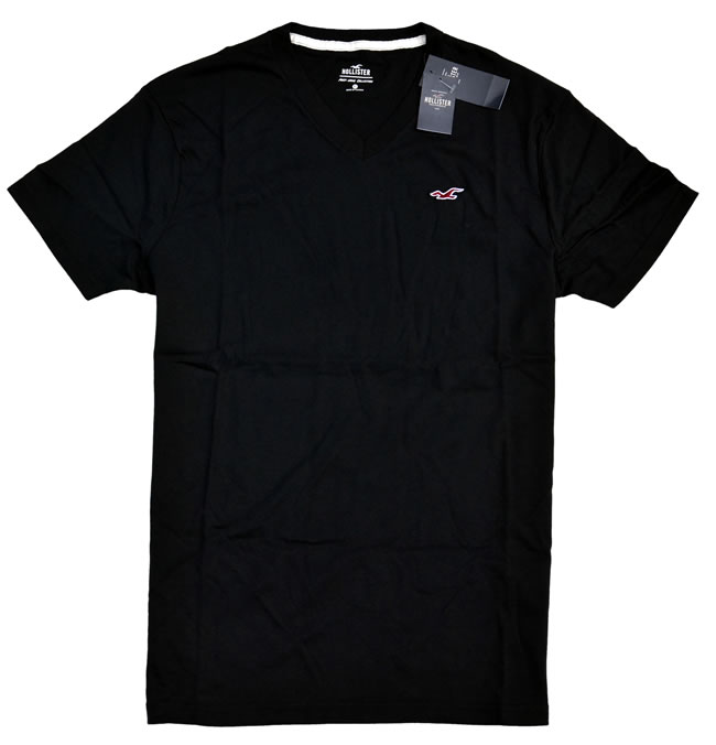 【楽天市場】ホリスター / HollisterTシャツ Vネックブラック【あす楽対応】【正規品】【smtbTD】【yokohama】：オーパーツ